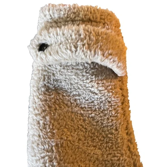 TheKorner beige fleece Cozy Beige Teddy Coat size L woman’s EXCELLENT condition - Picture 3 of 5